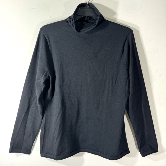 Duluth Trading S’no Sweat Turtleneck Sweater in Black - Picture 1 of 8